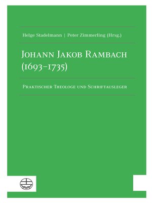 cover image of Johann Jakob Rambach (1693–1735)